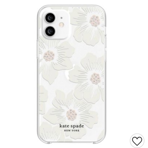 Kate, Spade, hollyhock floral iPhone 12 case - Picture 6 of 11